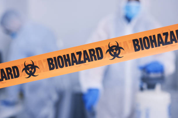 Professional Biohazard technician working in Humble, TX
